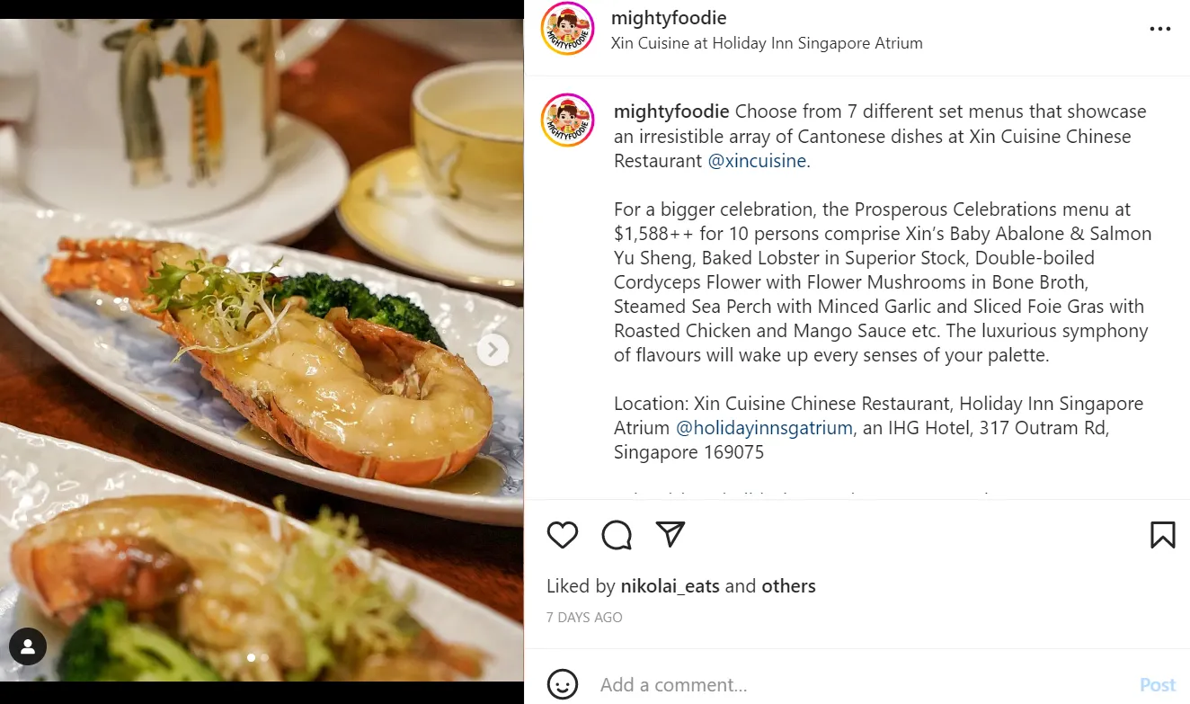 Screenshot: Mighty Foodie