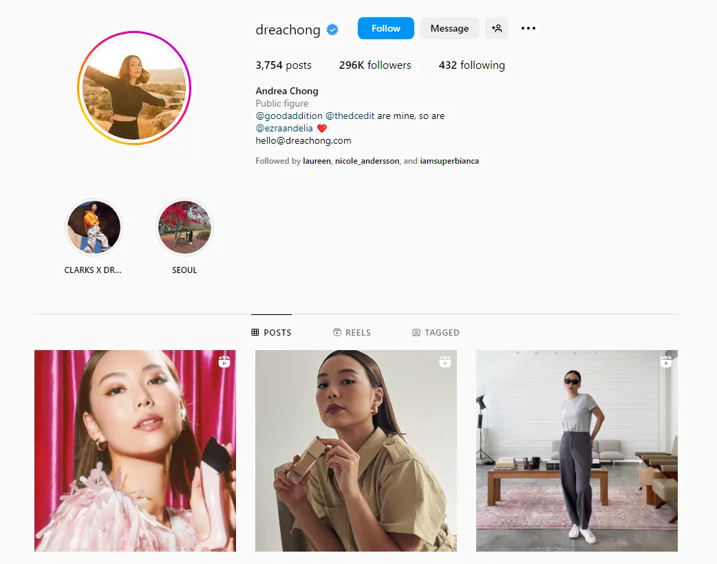 Screenshot: Andrea Chong – @dreachong