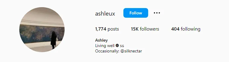Screenshot: Ashley Bei – @ashleux