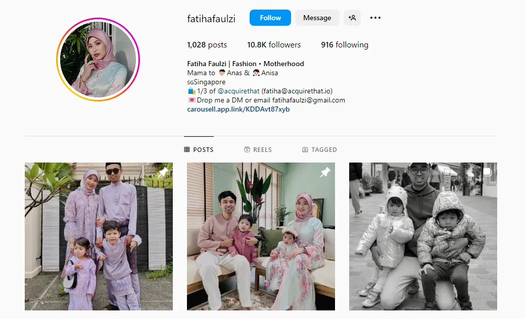 Screenshot: Fatiha Faulzi – @fatiha.faulzi