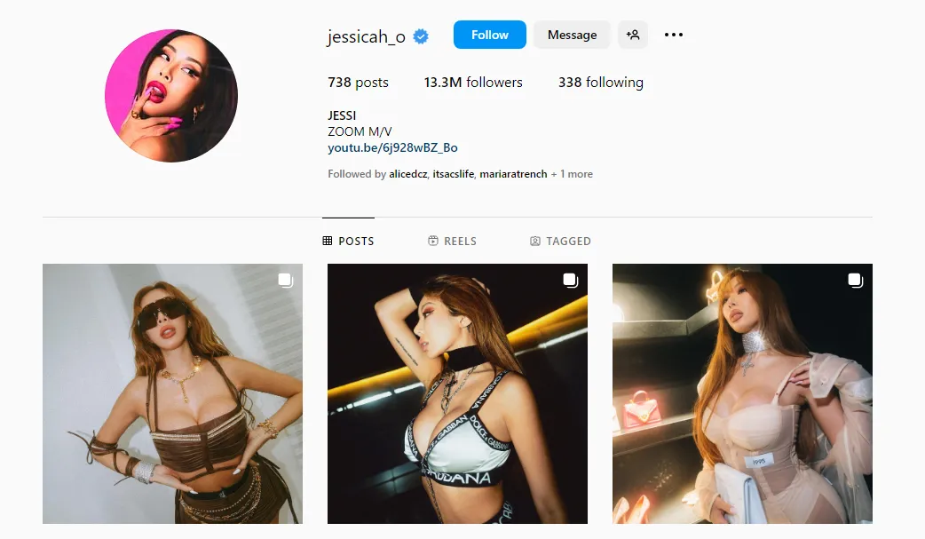 Screenshot: Jessica Ho – @jessicah_o
