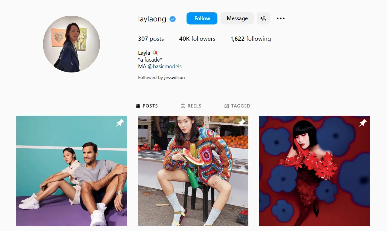 Screenshot: Layla Ong – @laylaong