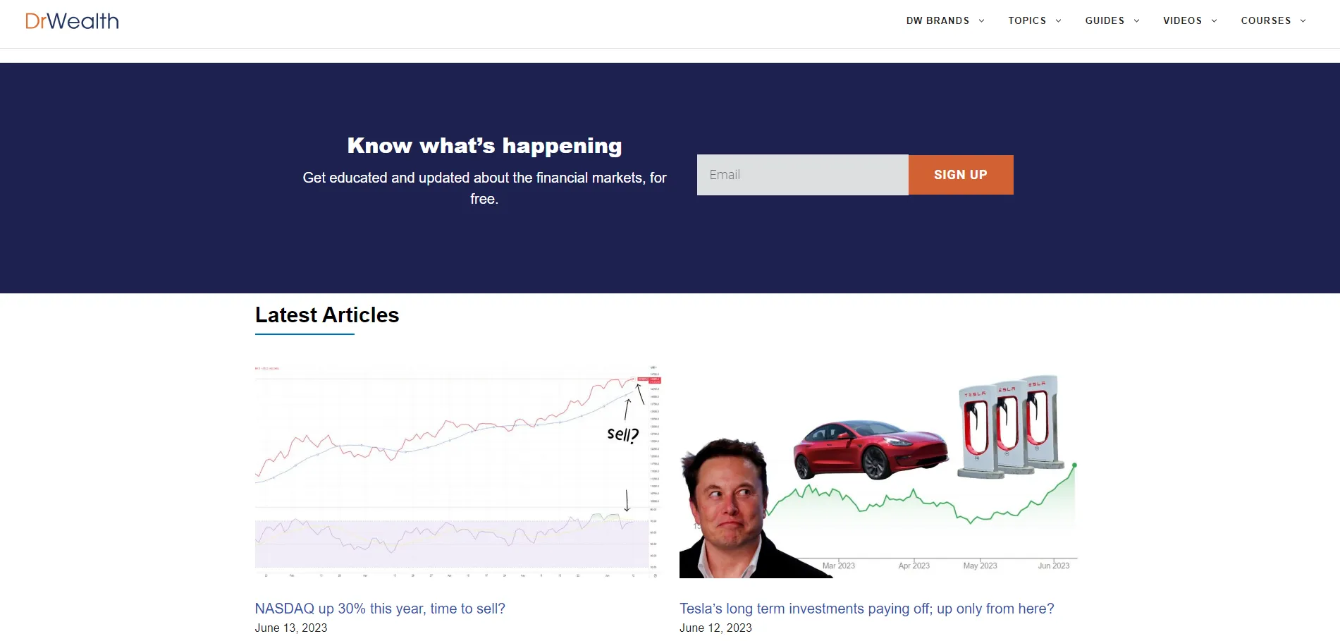 Screenshot: Dr Wealth